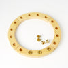 Brass Candle Holders for Celebration Rings | © Conscious Craft